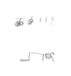 日常で使える棒人間(再販)（個別スタンプ：37）