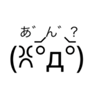 顔文字スタンプ(怒ver )（個別スタンプ：2）