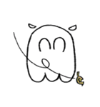白いメンダコの敬語（個別スタンプ：18）