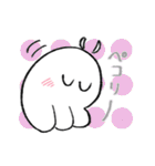白いメンダコの敬語（個別スタンプ：28）