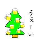 【飛び出す】年末年始の酒（個別スタンプ：10）