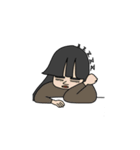 さゆりちゃんの顔（個別スタンプ：5）