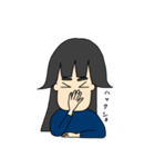 さゆりちゃんの顔（個別スタンプ：8）