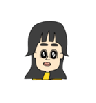 さゆりちゃんの顔（個別スタンプ：11）