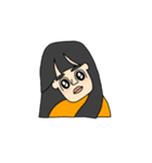 さゆりちゃんの顔（個別スタンプ：16）