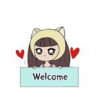 ナナとかわいい猫（個別スタンプ：5）