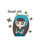 ナナとかわいい猫（個別スタンプ：9）
