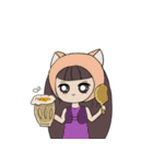 ナナとかわいい猫（個別スタンプ：17）