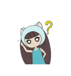 ナナとかわいい猫（個別スタンプ：19）