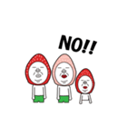 いちご3人家族（個別スタンプ：8）