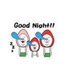 いちご3人家族（個別スタンプ：19）