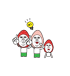 いちご3人家族（個別スタンプ：25）