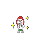 いちご3人家族（個別スタンプ：30）