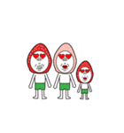 いちご3人家族（個別スタンプ：34）
