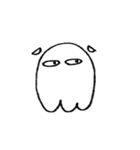 白いメンダコの日常（個別スタンプ：1）