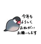 【冬】文鳥さんたち（個別スタンプ：15）