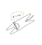 しろめのねこ（個別スタンプ：8）