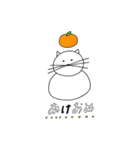 しろめのねこ（個別スタンプ：30）