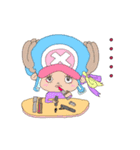 ONE PIECE ✖︎闘病中のさきちゃんstamp2（個別スタンプ：14）