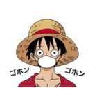 ONE PIECEのマスク（個別スタンプ：1）