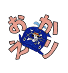 ONE PIECEスタンプ 骨・サメ・姫（個別スタンプ：3）
