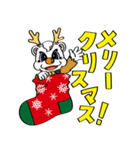 サンディースタンプ Xmas＆お正月ver.（個別スタンプ：1）