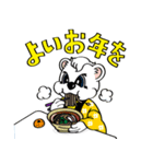 サンディースタンプ Xmas＆お正月ver.（個別スタンプ：3）