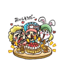 ONE PIECE_チョッパー動物スタンプ 2dotV（個別スタンプ：27）