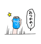 毎日使える、壁の向こうからハンドサイン♪（個別スタンプ：13）