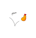 ぶっとびエビフライ（個別スタンプ：21）