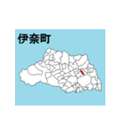 埼玉県の市町村地図 その2（個別スタンプ：17）