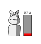 疲れ気味のうさぎ（個別スタンプ：8）