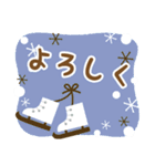 北欧風すたんぷ★冬の森毎日使える日常会話（個別スタンプ：11）