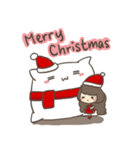 ピローくんとちりちゃん♡クリスマス（個別スタンプ：28）