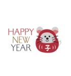 【毎年使える新年挨拶◆干支】（個別スタンプ：1）