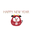 【毎年使える新年挨拶◆干支】（個別スタンプ：2）
