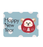 【毎年使える新年挨拶◆干支】（個別スタンプ：36）