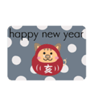 【毎年使える新年挨拶◆干支】（個別スタンプ：40）