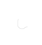 好きな気持ちを伝える下手字スタンプ（個別スタンプ：3）