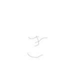 好きな気持ちを伝える下手字スタンプ（個別スタンプ：8）