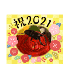 お正月はるちゃん（個別スタンプ：22）