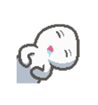 ピクセルシロくん アントニーの日常 2（個別スタンプ：7）