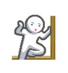 ピクセルシロくん アントニーの日常 2（個別スタンプ：10）