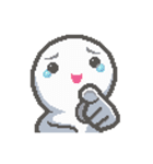 ピクセルシロくん アントニーの日常 2（個別スタンプ：12）