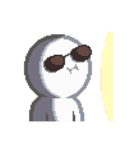 ピクセルシロくん アントニーの日常 2（個別スタンプ：20）
