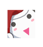 ピクセルシロくん アントニーの日常 2（個別スタンプ：37）