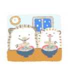 ハリネズミのふーくん(冬)（個別スタンプ：21）