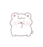 可愛いプリンハムスターケーキくん（個別スタンプ：4）