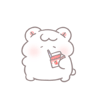 可愛いプリンハムスターケーキくん（個別スタンプ：7）