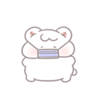 可愛いプリンハムスターケーキくん（個別スタンプ：8）